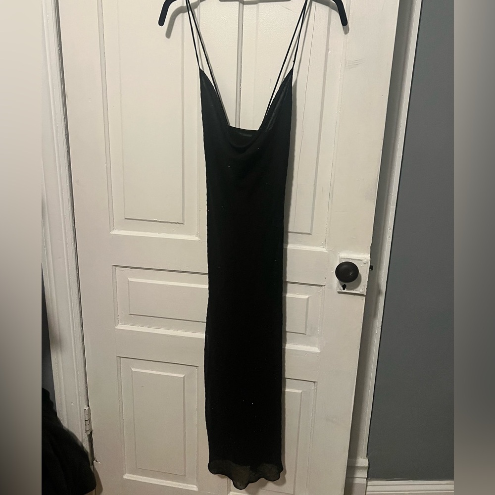 Zara Black Midi Dress